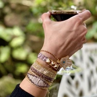 bluestar 2021 turkish eye bracelet miyuki bracelets handmade crystal pulseras mujer fatima hamsa hand jewelry armband