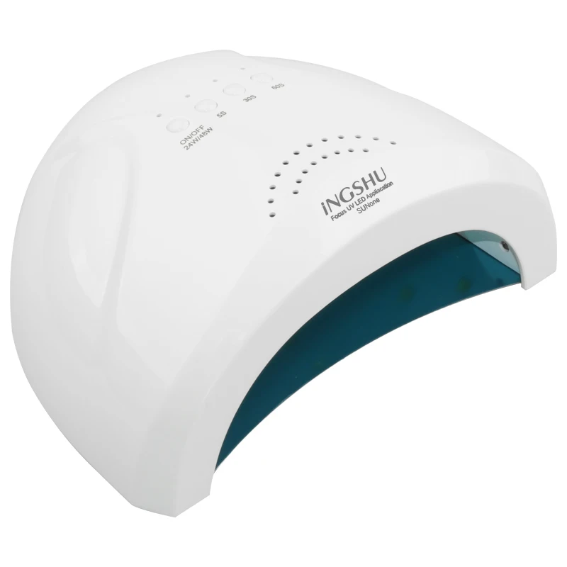 SUNone 48 Вт/24 Вт Светодиодный светильник для ногтей профессиональная гелевая лампа