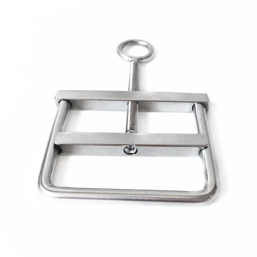 Зажим для растяжки мошонки из нержавеющей стали выжималка пениса яиц