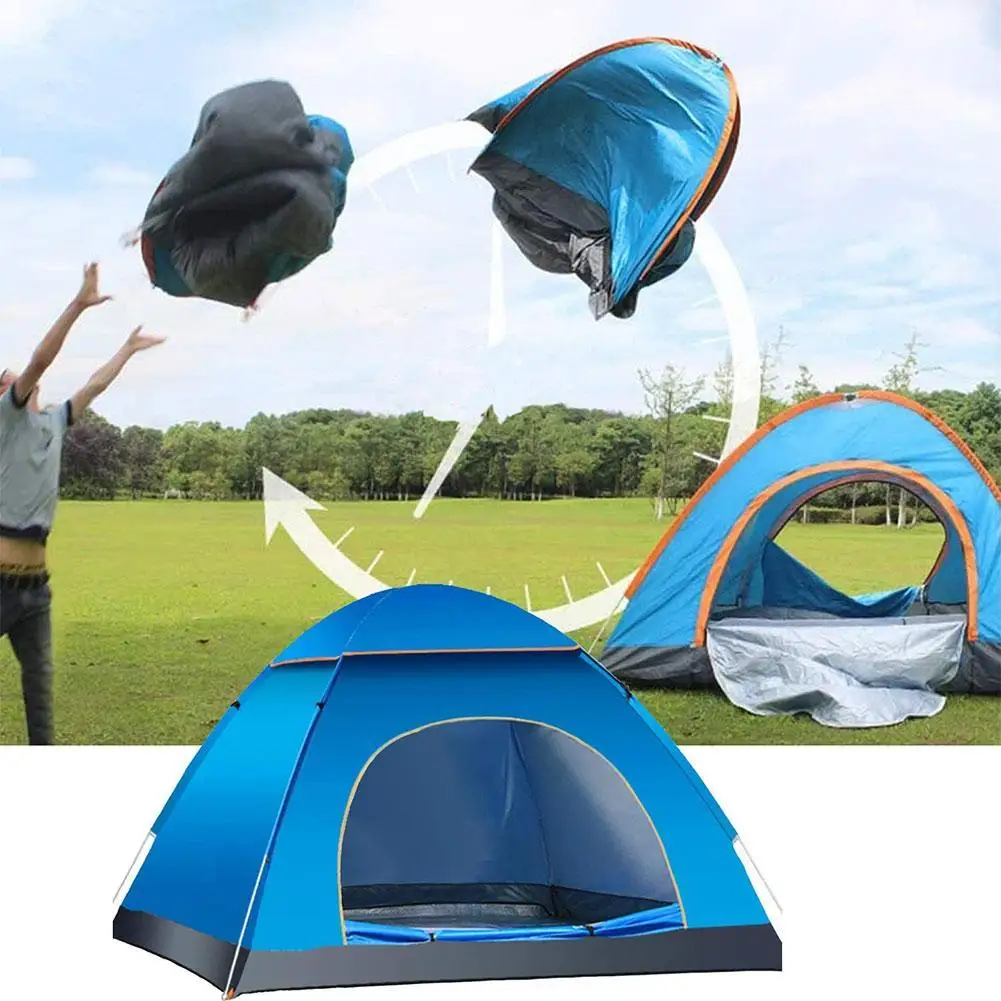 1Pcs Automatic Tent Outdoor Family Camping Tent Easy Open Camp Tents Ultralight Instant Shade For 2-3 Person Tourist Hiking Tent