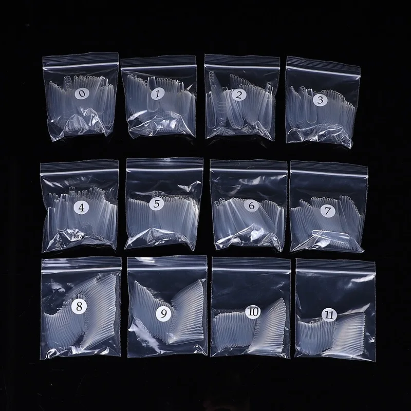 

600pcs XXL Extra Long Clear/Natural Color Coffin False Nails Tips Full Cover Press on Nails Fake Nails Tips Salon Manicure DIY