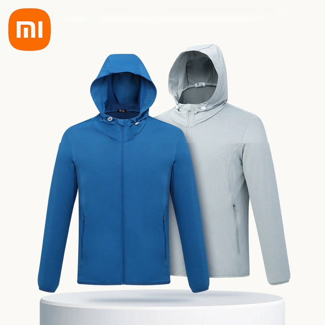 

Xiaomi Zhizhe Grafeen Outdoor Anti-Ultraviolet Hoodie Kleren Ijs Touch Huid 3A Antibacteriële UPF50 Zonnebrandcrème Lichtgewicht
