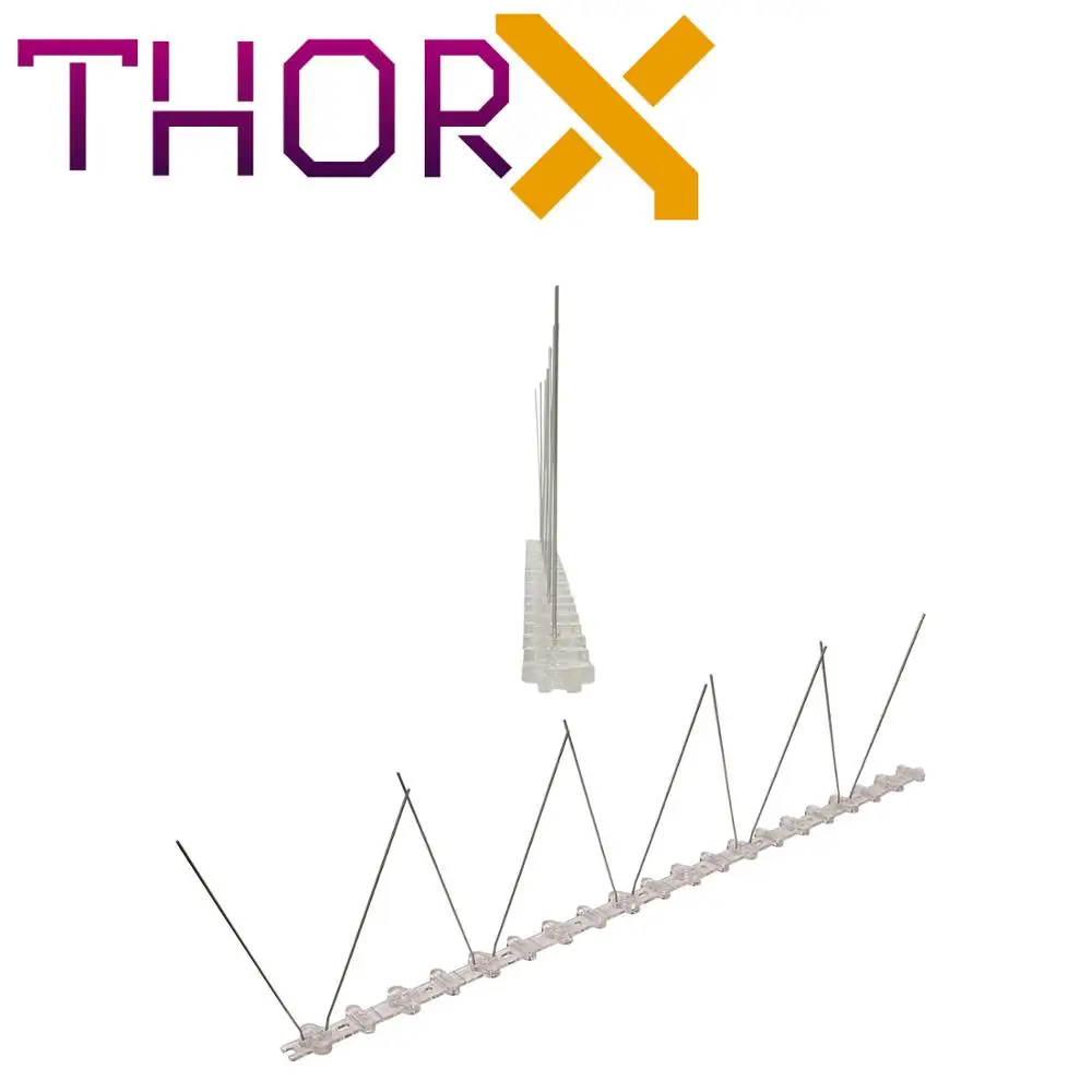 Шипы для отпугивания голубей 1 ряд шипы птиц на поликарбонатной базе высокое