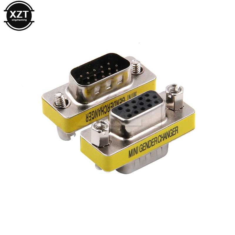2 шт./компл. 9 pin RS232DB9 штекер гнездо последовательный позолоченный адаптер
