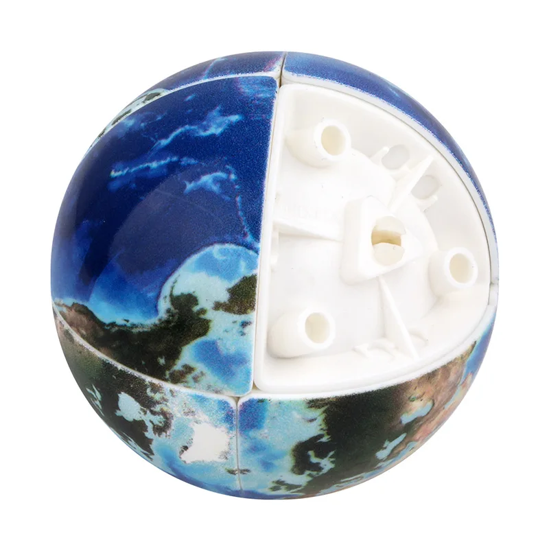 Новинка Yuxin Earth 2x2 Волшебные кубики пазл профессиональный УФ-принт Cubo Magico идея