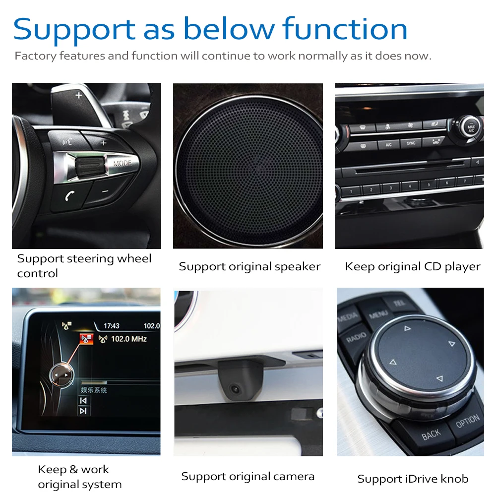Android 8 0 Автомобильный gps DVD мультимедийный плеер для BMW 6 серии F12 2010 ~ 2012 CIC