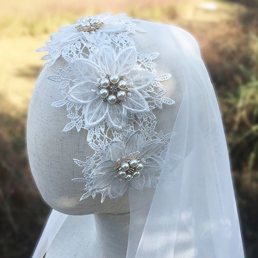 Женская свадебная фата Двухуровневая Фата из тюля цвета слоновой кости длиной до