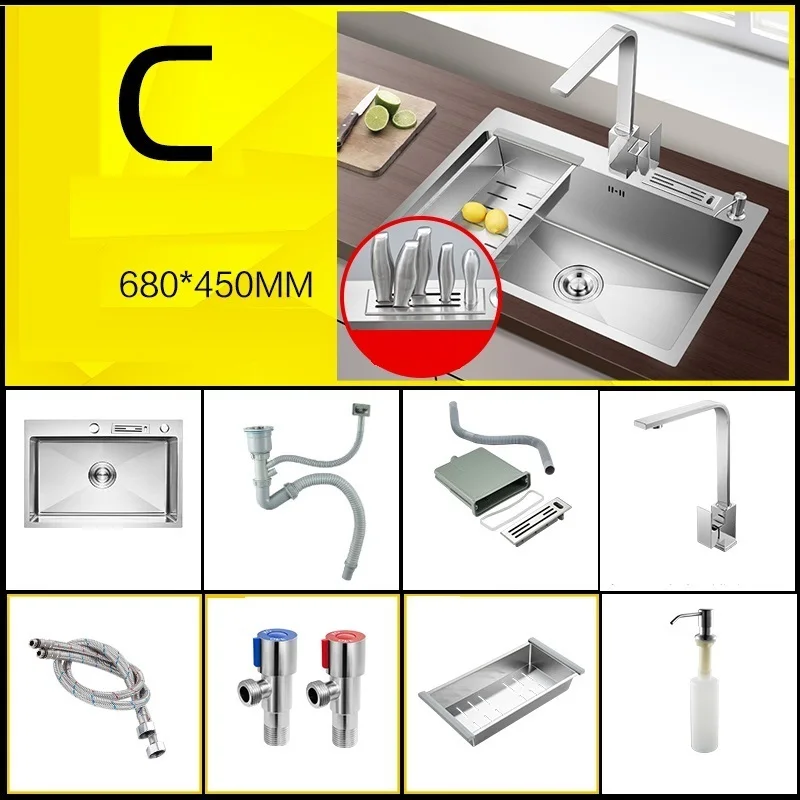 Evier Tarjas Para Wasbak Интегральная Waschbecken НЧ динамик Cocina де Inoxidable Fregadero умывальник Куба Pia