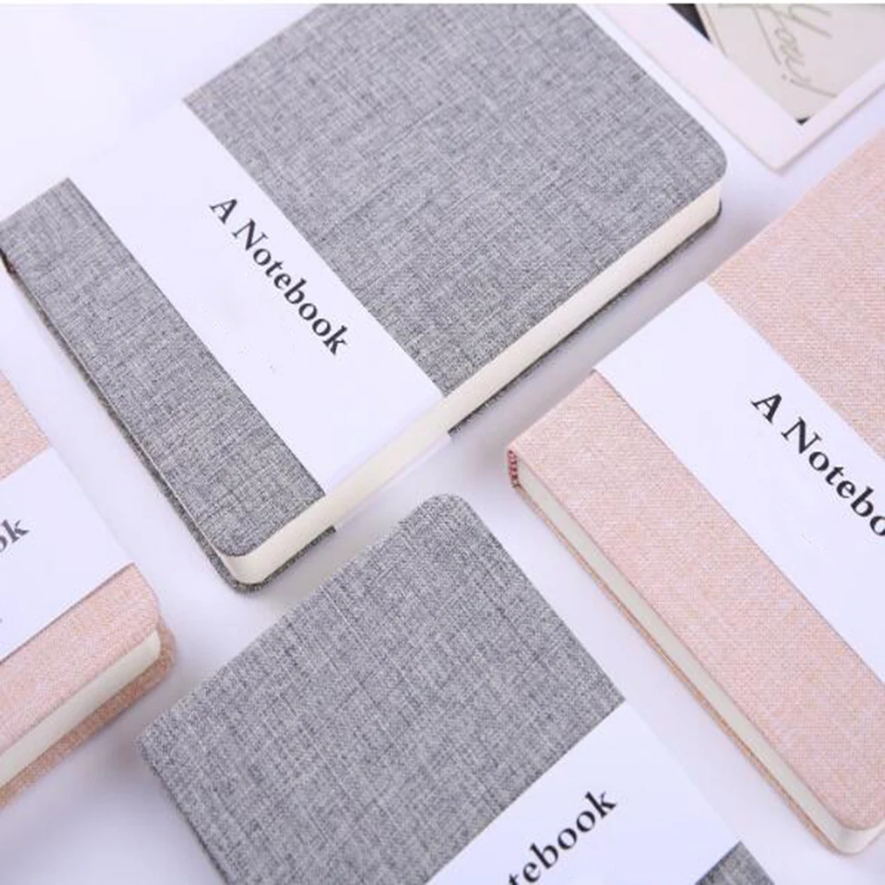 Блокнот для путешествий из тонкой льняной ткани блокнот с магнитной застежкой 128