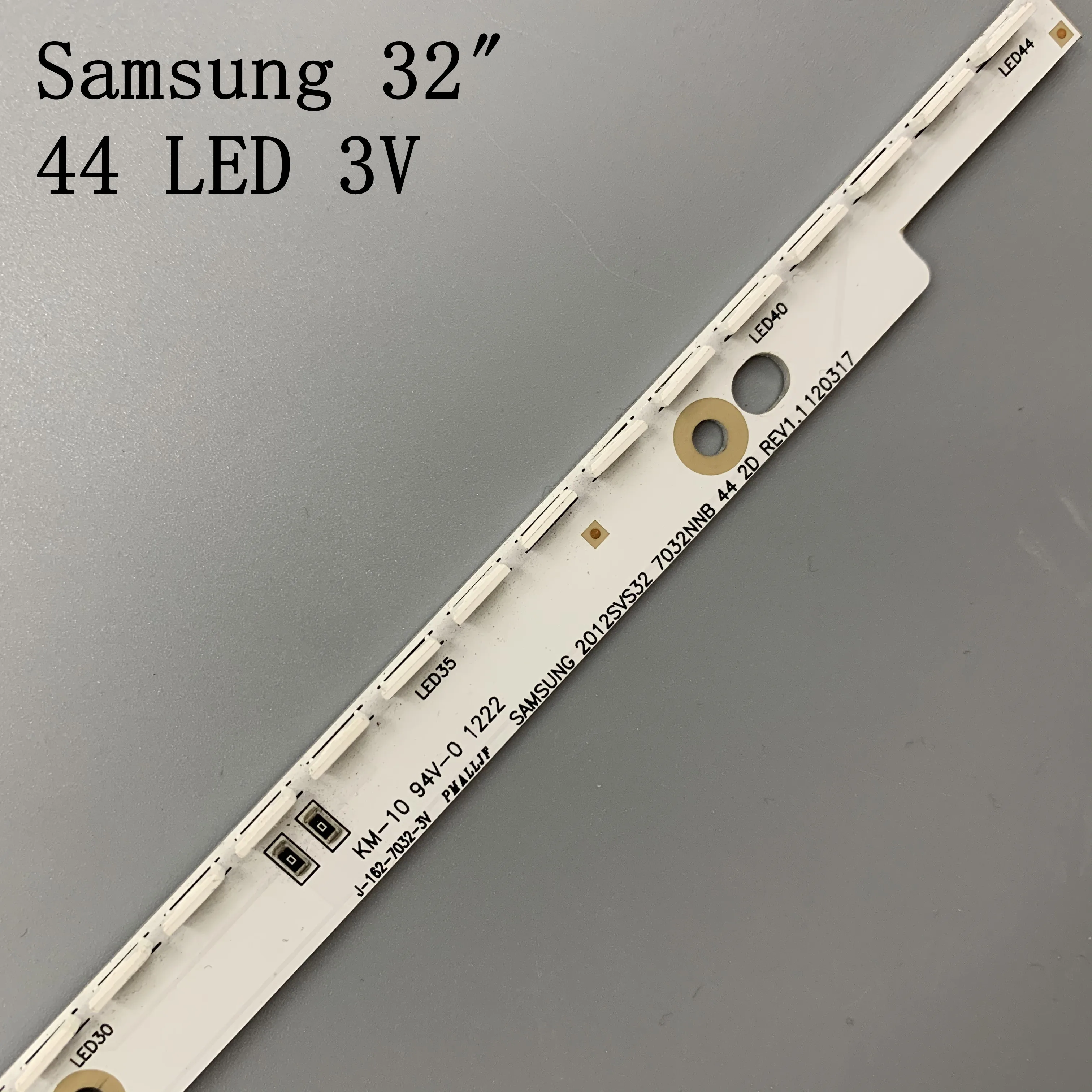 44 светодиодный * 3В Новый Светодиодные ленты 2012SVS32 7032NNB 2D REV1.0 для samsung V1GE-320SM0-R1 UA32ES5500