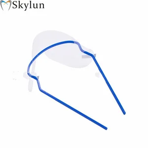 50 шт. стоматологический одноразовый защитный очки стоматологические защитные очки маска доступная удобно носить стоматологические материалы SL710