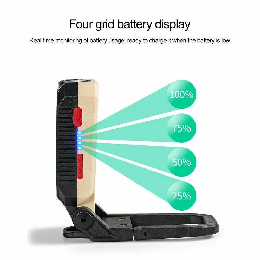 Светодиодный магнитный рабочий светильник kawatic осветительный прибор с COB