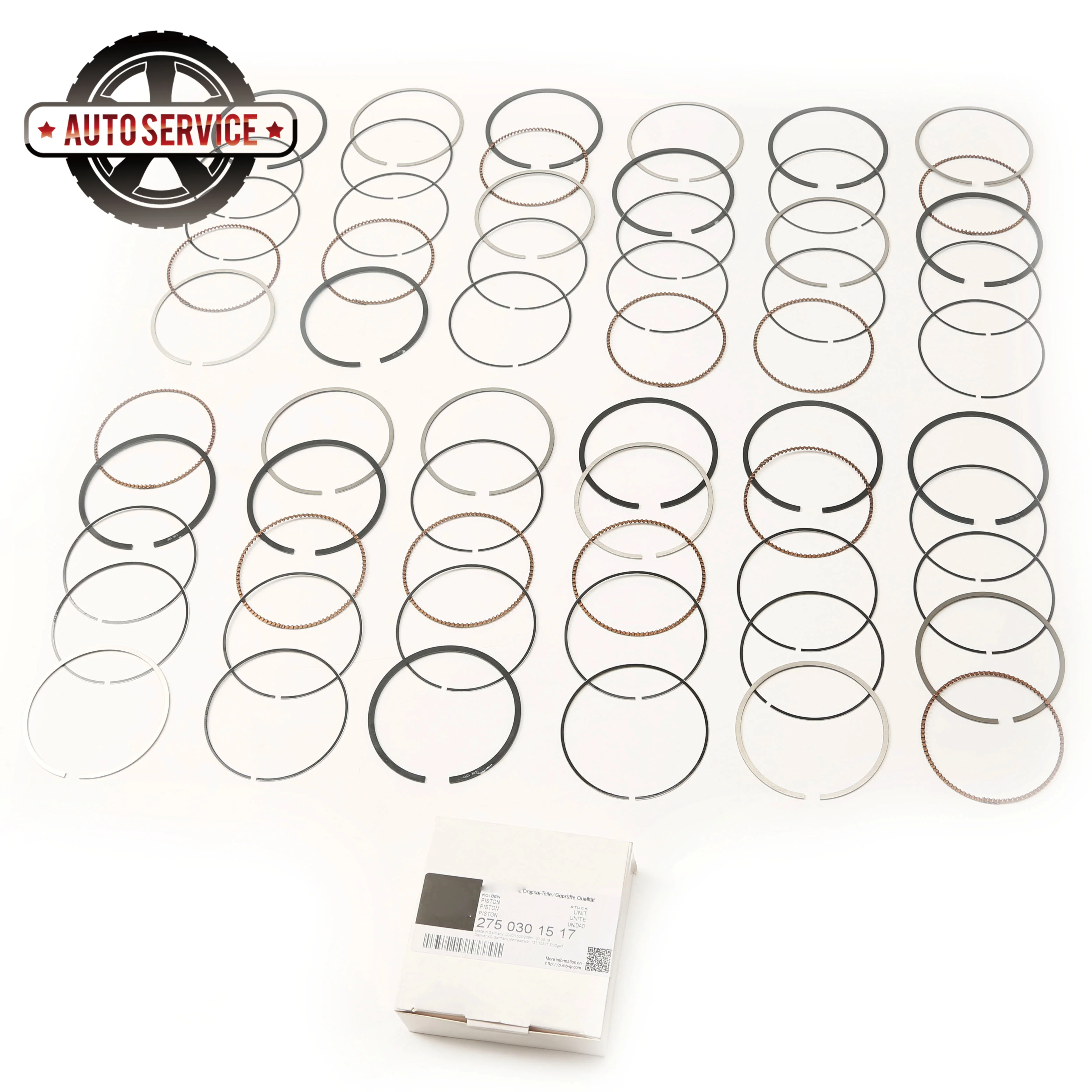 

Engine Piston Rings 82.00mm STD A2750301517 For Benz C216 W220 W221 S600 L Grand Edition Designo M275.953 5.5L V12 275 030 15 17