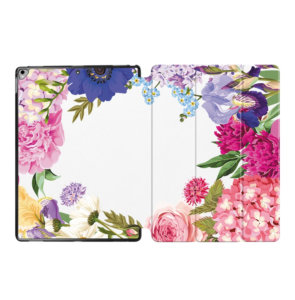 IP06 MTT Flower чехол для планшета для iPad Pro 12,9 '' из искусственной кожи откидная подставка смарт-чехол защитный чехол A1584 A1652 A1670 A1671 - Цвет: IP06