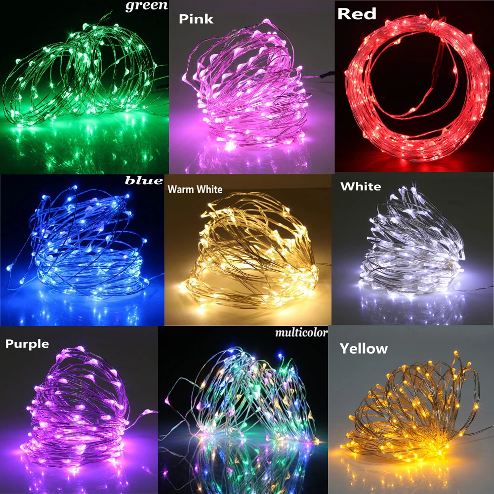 

2M 20 LEDS Wine Bottle Lights With Cork Battery Powered Cork Shape Silver Copper Silver Wire Colorful Fairy Mini String Lights