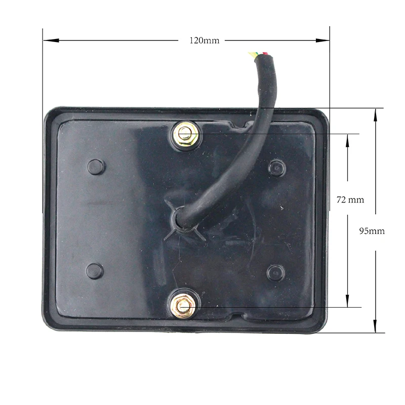 4 шт. огни прицепа лампы IP65 Водонепроницаемый светодиодный индикатор остановки