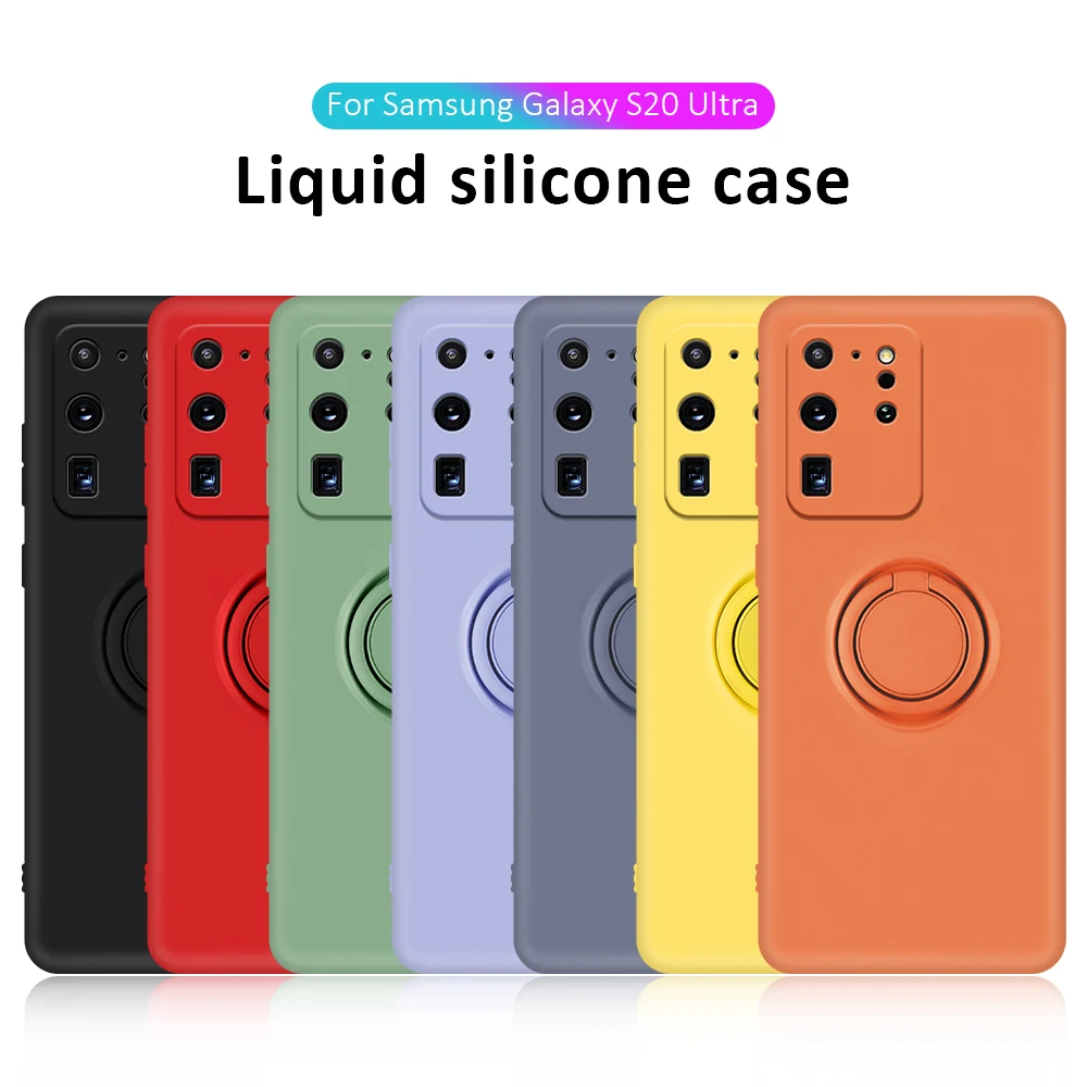 

Soft Liquid Silicon Case For Samsung Galaxy S 21 20 FE Plus Ultra Note 10 Plus 20 Ultra A 10 20 30 50 71 80 Cover Case Protector