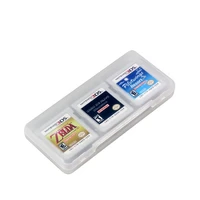 6 in 1 hard plastic storage box case holder for nintend ds 2ds new 3ds xl ll 3dsll 3dsxl game cards