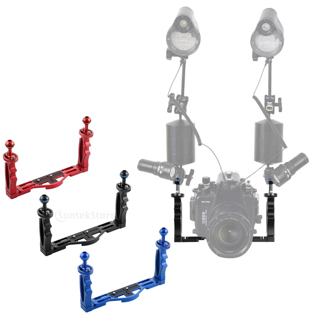 

Adjustable Underwater Camera Tray Scuba Diving Video Light Stabilizer Tray Rack