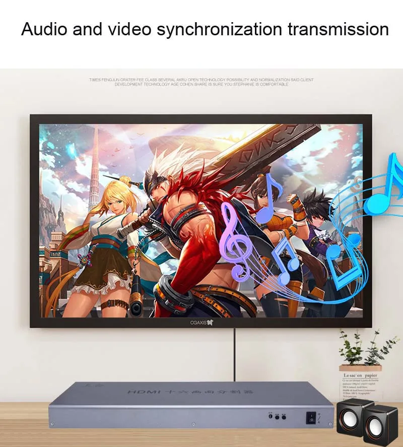 4K HDMI 16x1 четырехъядерный многоцелевой переключатель бесшовный перегородка