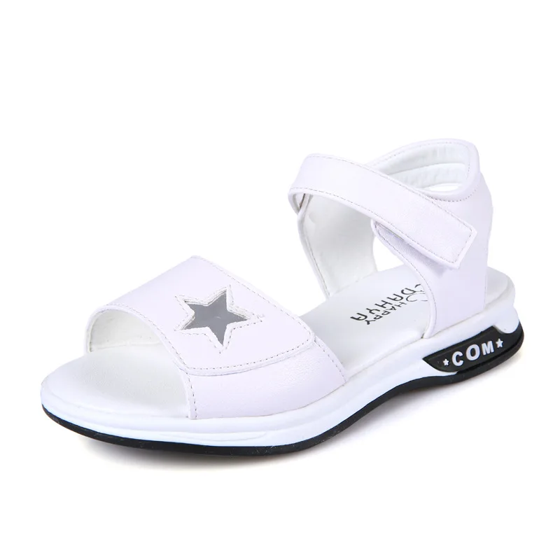 Сандалии принцессы для девочек милые сандалии с открытым носком младенцев и