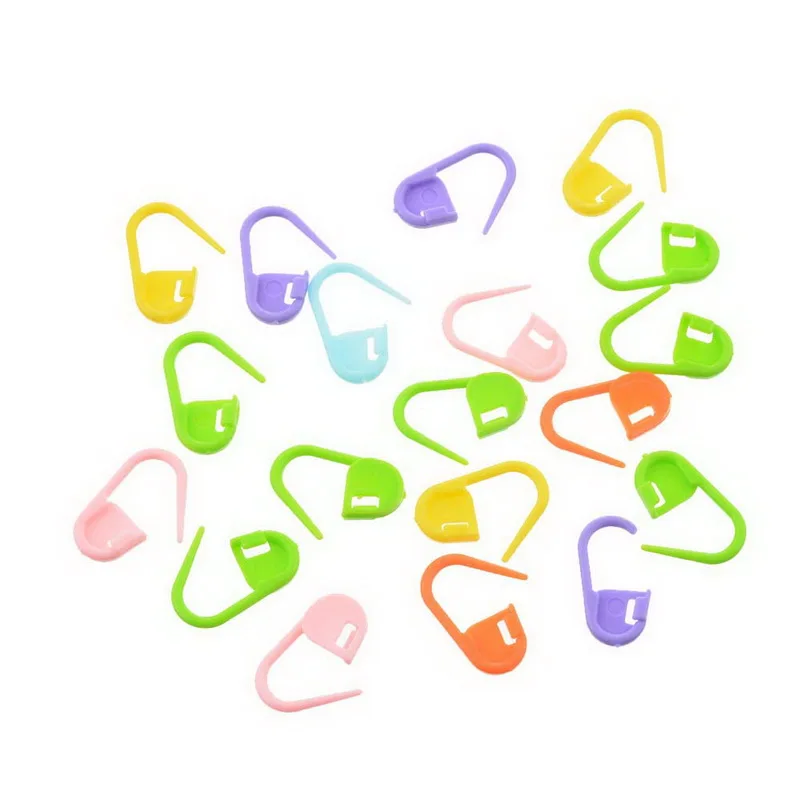 200 шт. цветные пластиковые зажимы для стежков швов инструмент вязания крючком