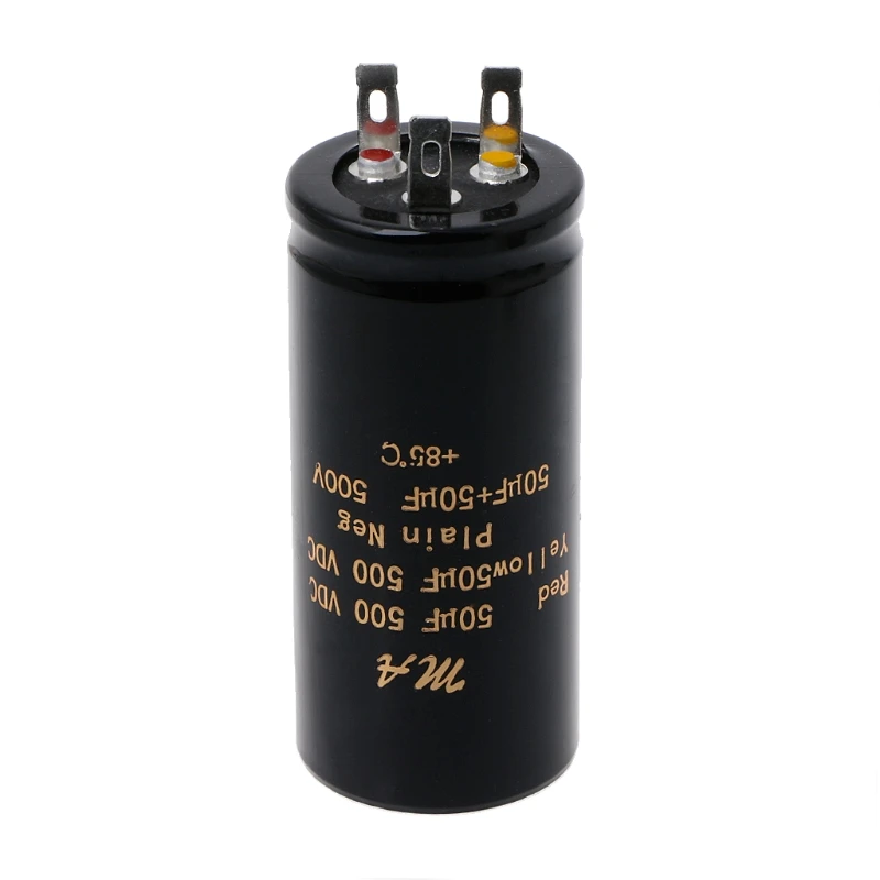 

100+100uf,50+50uf,32+32uf,500V Electrolytic Double Amplifier Capacitors W3JB