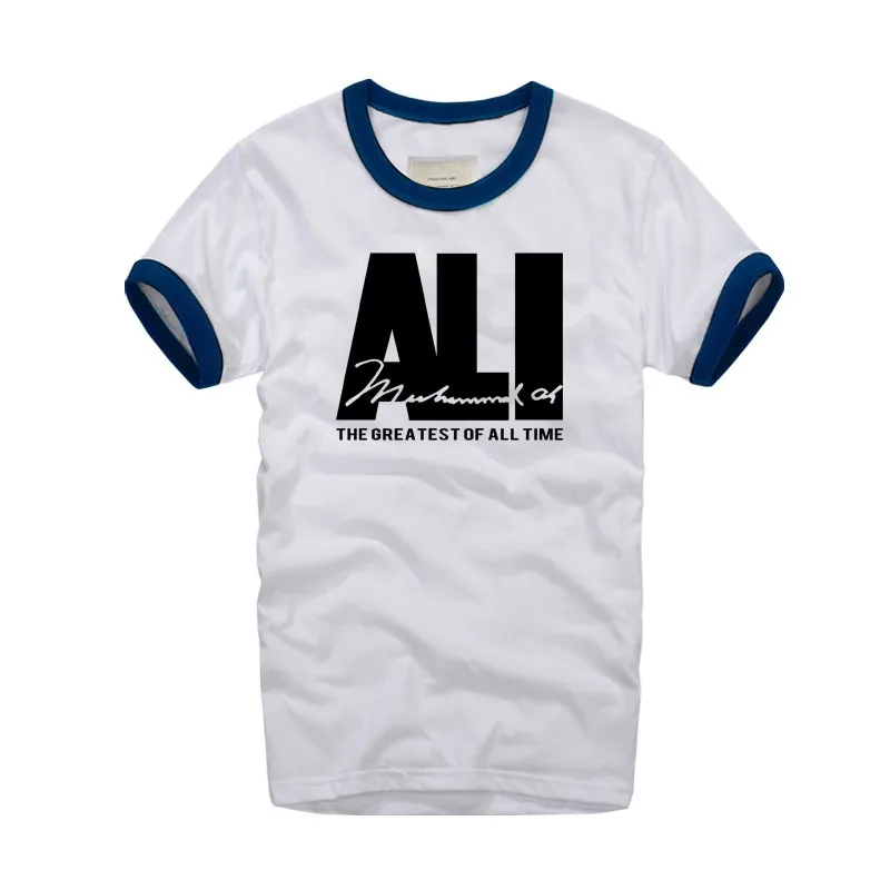 2021 модные брендовые мужские футболки с Мухаммедом Али уличный фитнес ММА