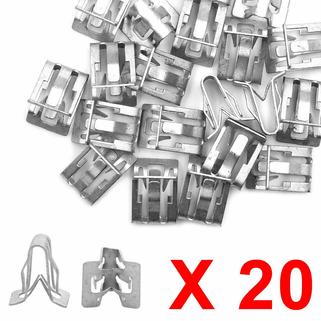 

20pcs Metal Retainer Clip Clip Dashboard Fastener Retainer High Quality