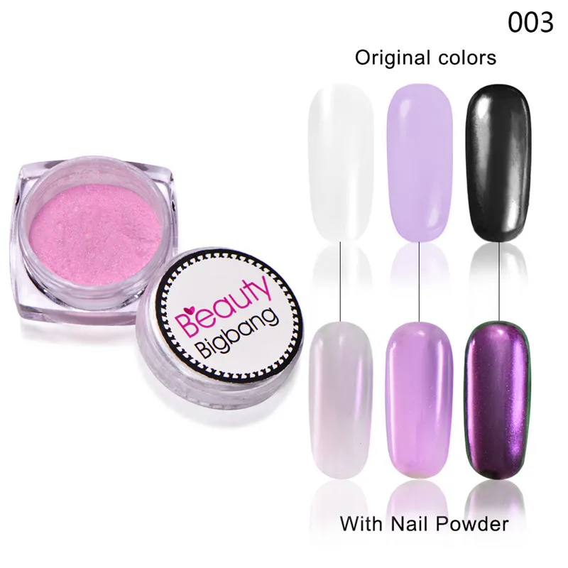 BeautyBigBang 0,2 г лак для ногтей Радужная пудра градиентное мерцание пигмент с блестками Маникюр неоновая пыль лазерное украшение ногтей