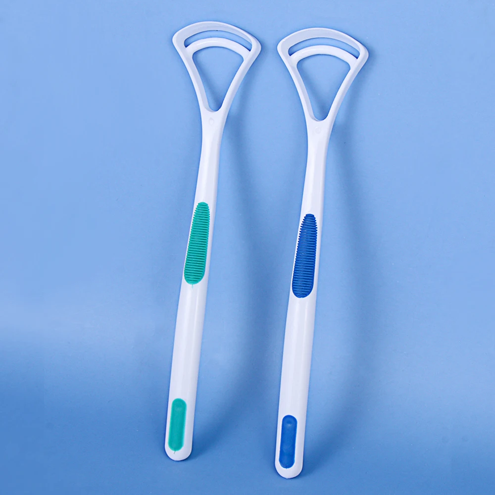 1/2 шт. двусторонний силиконовый скребок для языка|Зубные щетки| |