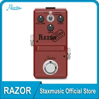 rowin ln 301 a razor nano series true bypass electric guitar classic heavy metal distortion tones guitar effect pedal