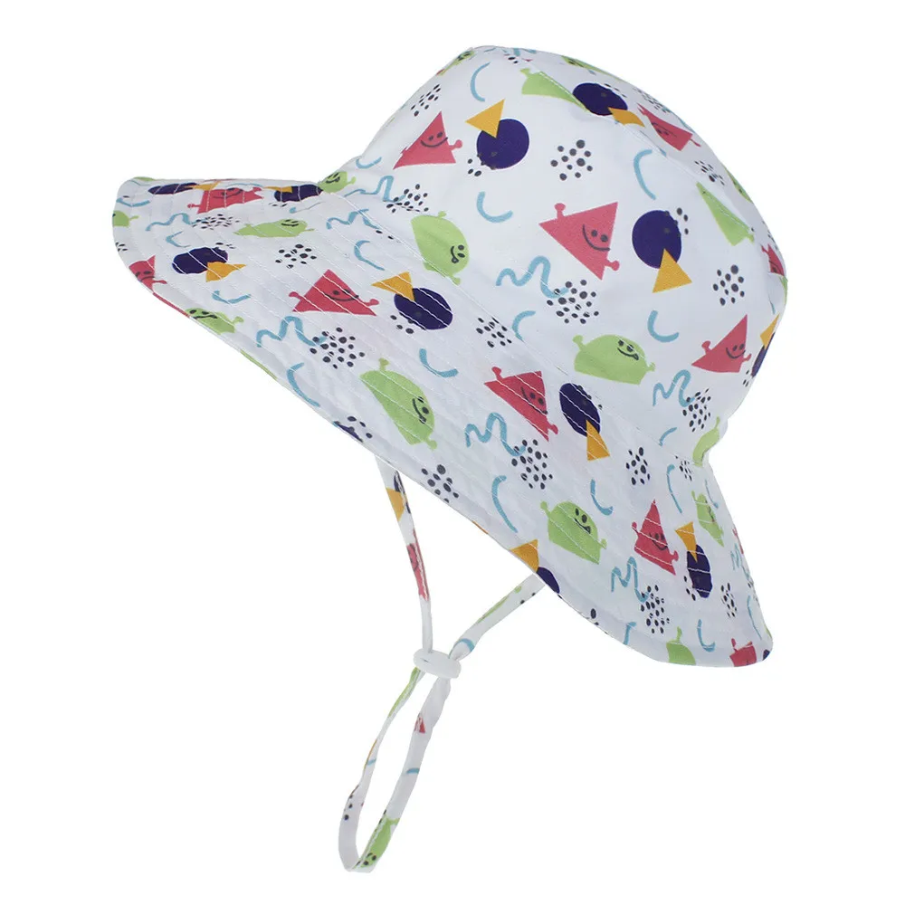 

Children's Sun Hat Breathable Beach Hat Fisherman Hat Sun Protection Hat Children Cotton Sun Hat Toddler Girl Outdoor Visor Hats