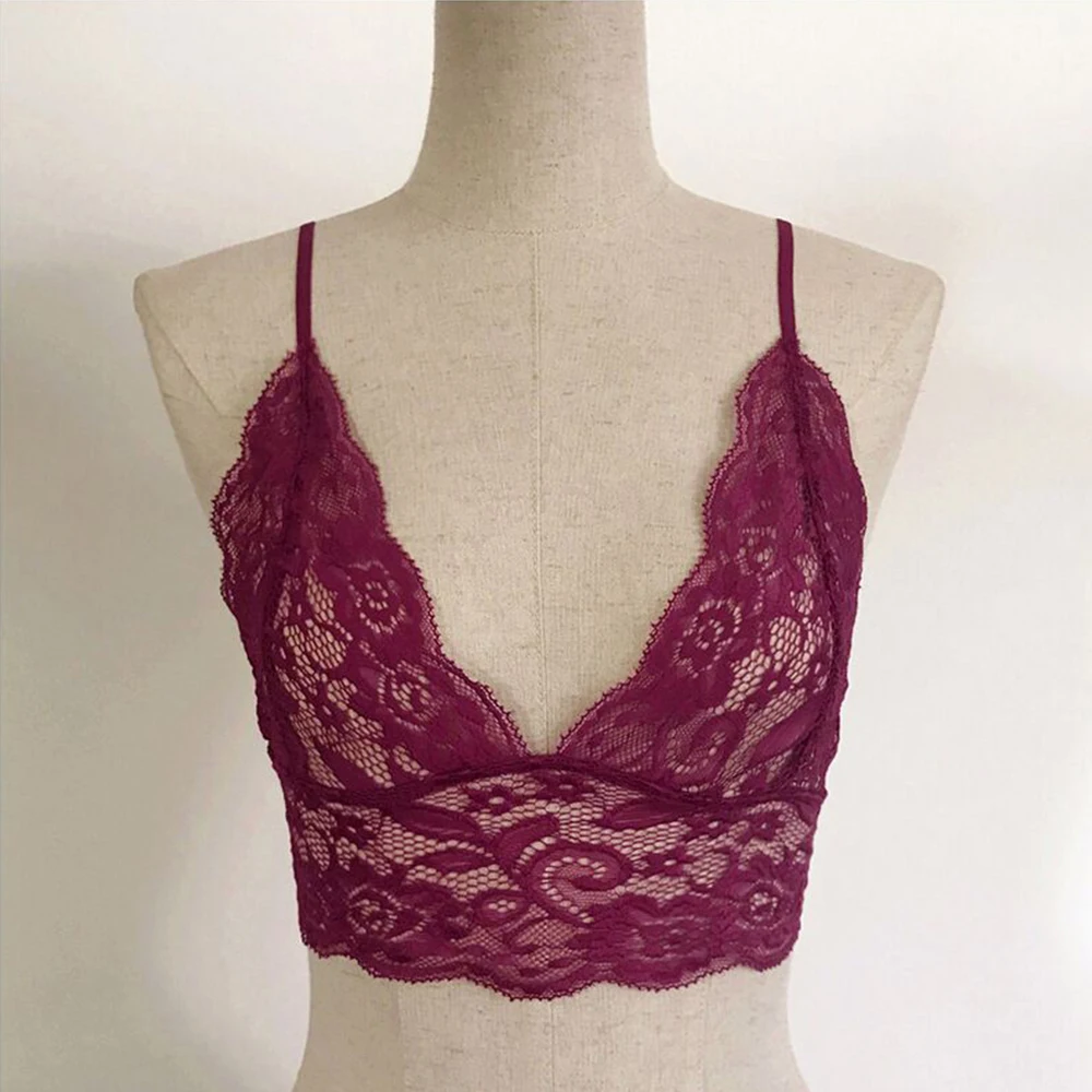 Новинка 2019 модный однотонный женский кружевной Привлекательный бюстгальтер с