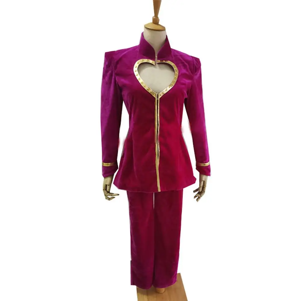 2020 Giorno Giovanna Cosplay Anime JoJo's Bizarre Adventure Golden Wind Jojo Cosplay Man woman Costume Pink Suit Uniform Hallowe