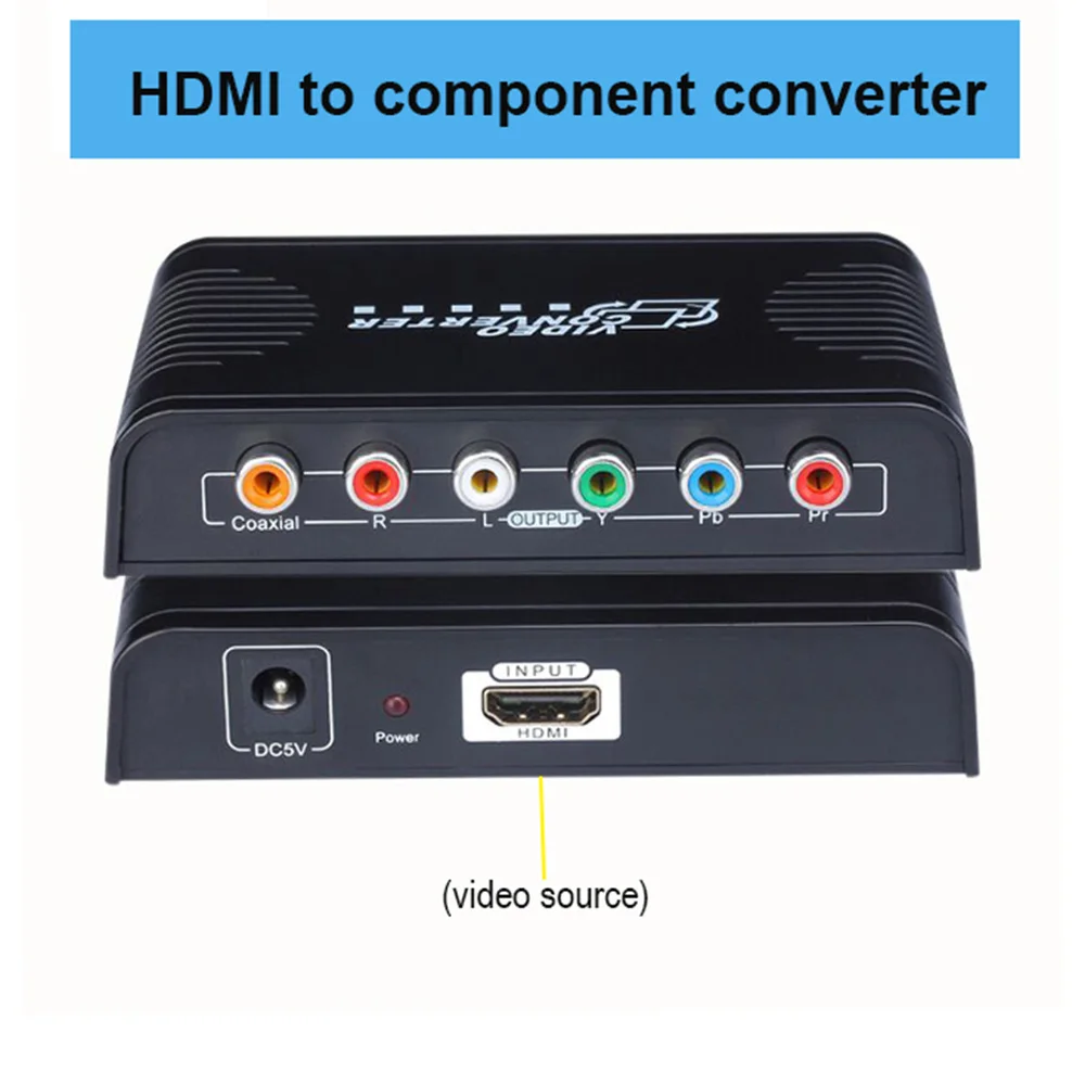 Кабель преобразователь Ypbpr из компонентов в hdmi совместимый с видео компоненты RGB
