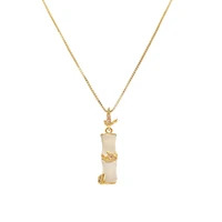 trendy bamboo pendant necklace chain necklace for women accessories fashion jewellery