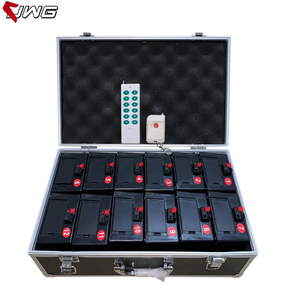 

Free Shipping D12 Wireless Remote Control 12 Channel Receiver Box Birthday Wedding Pyrotechnic Firework Firing Machine