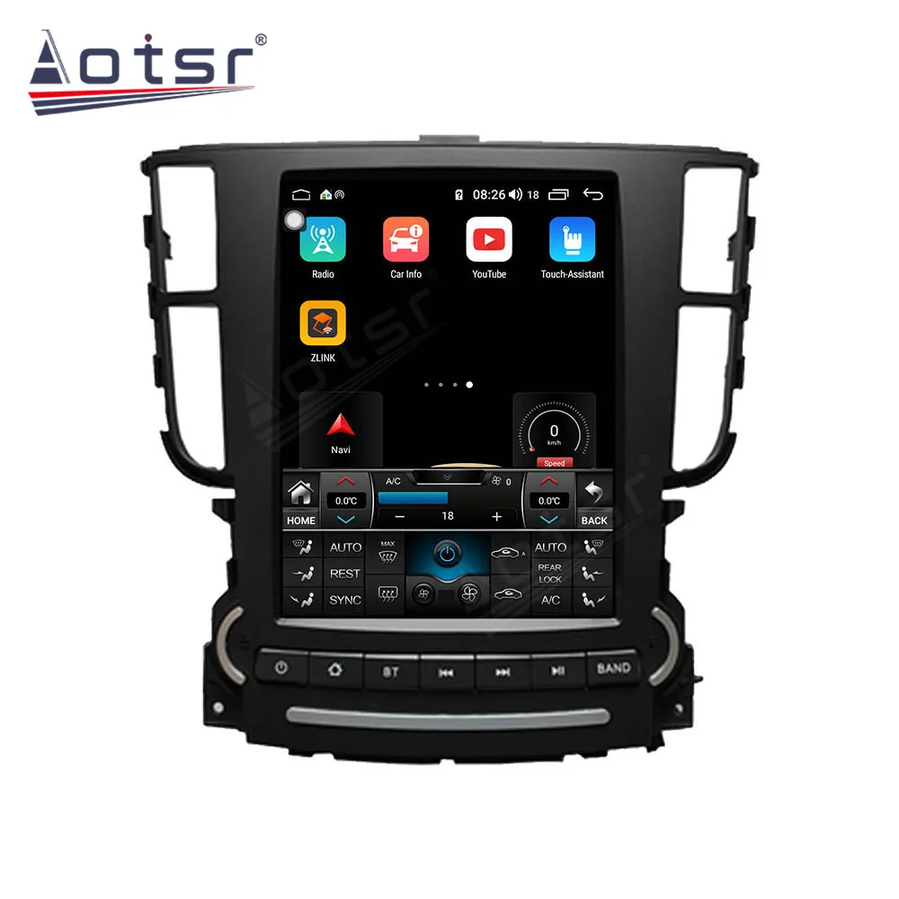 구매 6 + 128GB 혼다 Accura TL 2006 + 안드로이드 10 테슬라 자동차 라디오 한 딘 무선 Carplay GPS 네비게이션 DSP 자동차 멀티미디어 플레이어