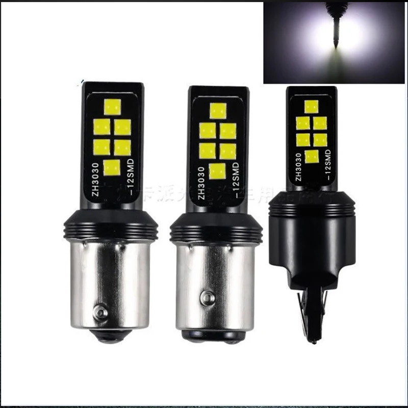 Светодиодный фонарь поворота для автомобиля T20 7443 7440 W21W 1156 BA15S P21W светодиодный BAY15D