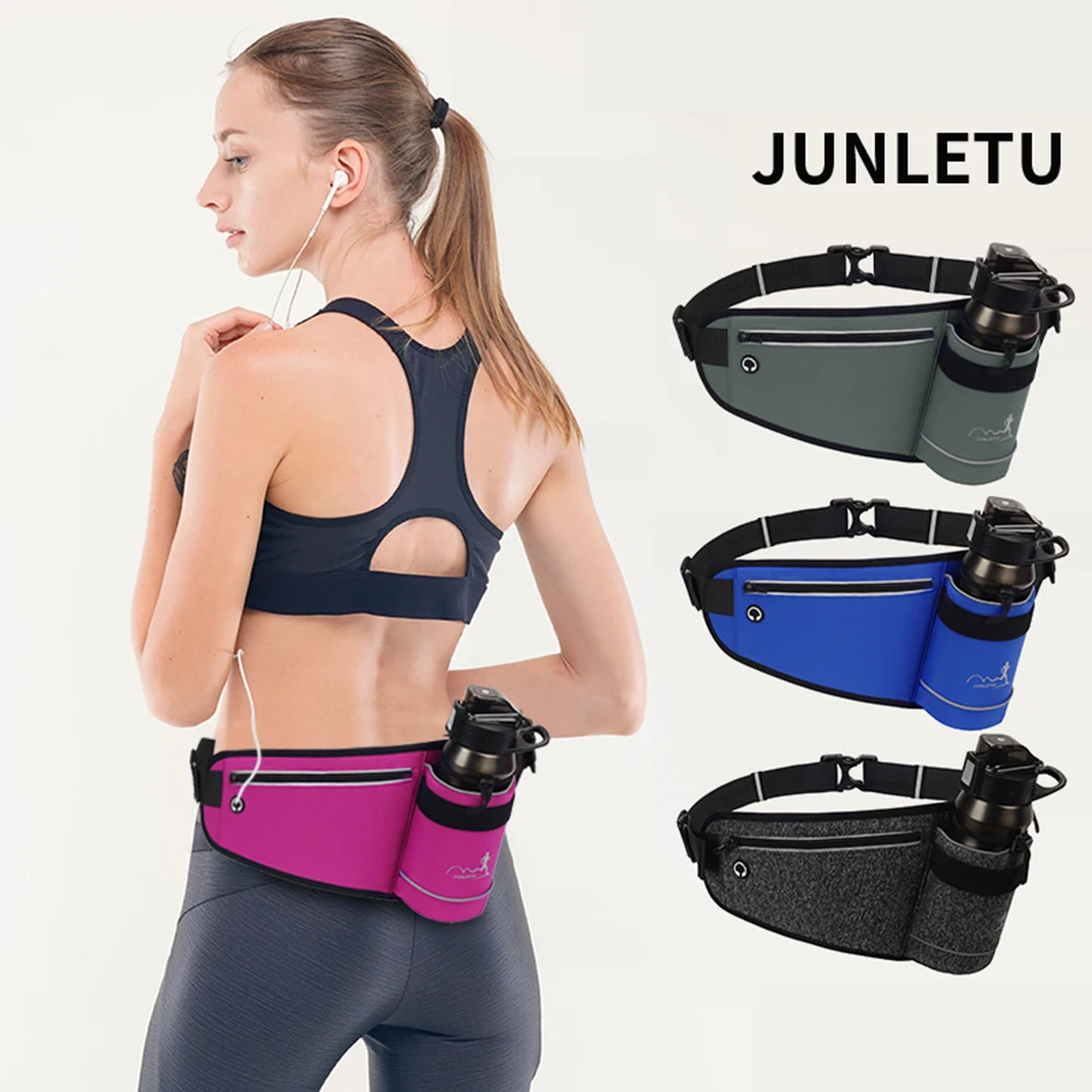 

Waterproof Waist Bag Running Belt Sports Jogging Water Bottle Phone Pack Unisex Hip Bum Bag Travel Belt Bag Sport Purse Pocket