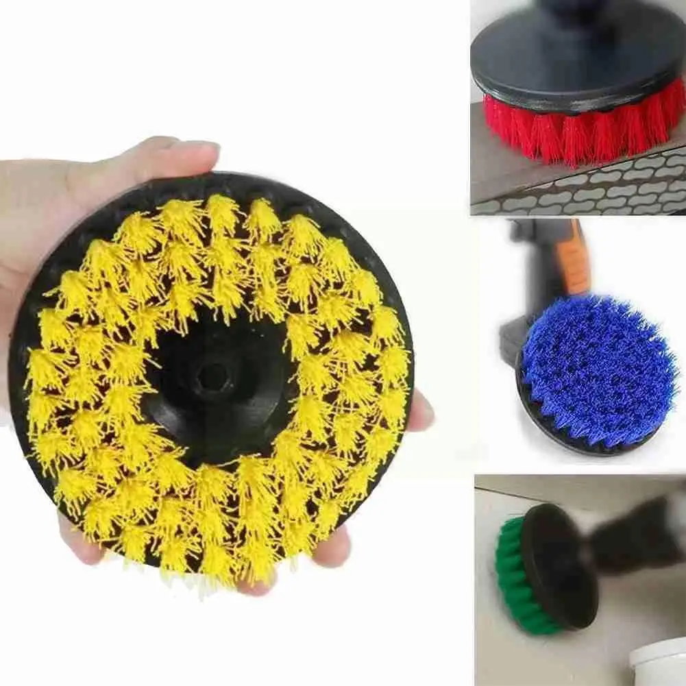 

Электрическая щетка-скребок для дрели 5 дюймов, удлинитель для дрели, все щетки для чистки деталей, Набор предметов для очистки автомобиля, щ...