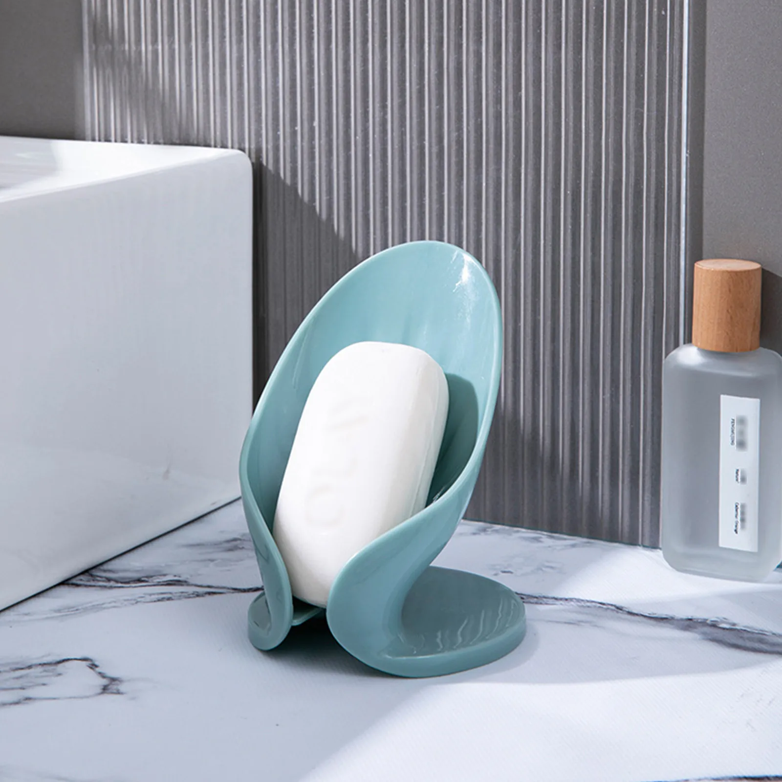 Leaf Soap Box Does Not Accumulate Water In The Bathroom Holding Shelf Toilet Free Punch #11 | Дом и сад