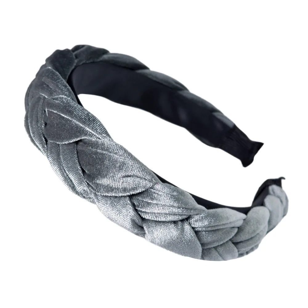 

Korean New Soft Solid Color Knotted Hairband Fashion Headband For Women Lady Elegant Width Hair Hoop Headwear Hair Accessories