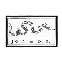 election 90150cm freedom and liberty join or die flag 3 x 5 for decoration