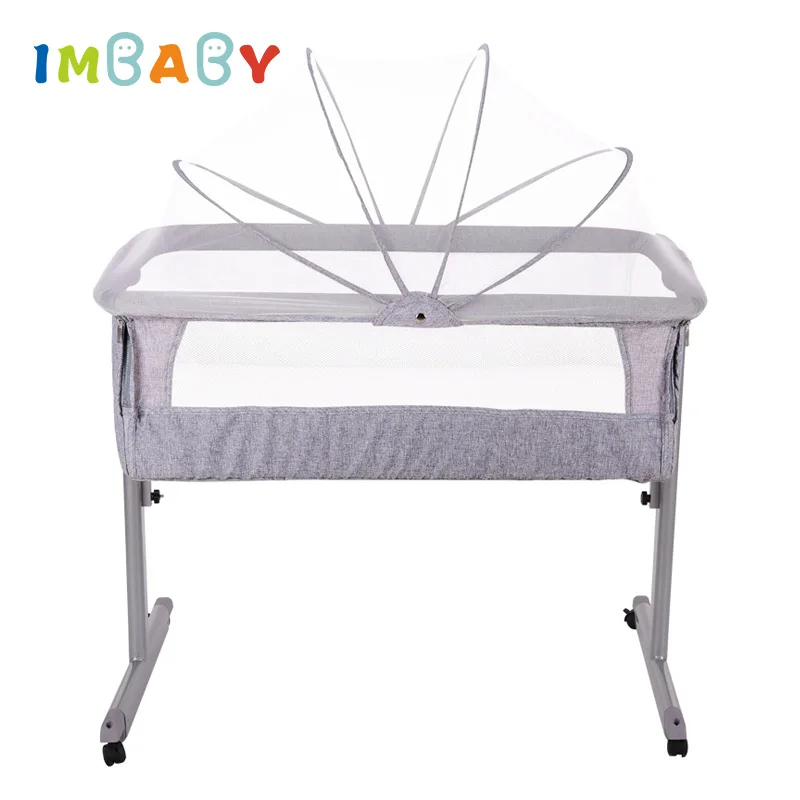 IMBABY переносная детская кровать для путешествий, переносная детская кроватка для новорожденных, переносная детская кроватка, детское гнездо для новорожденных, люлька с москитной сеткой