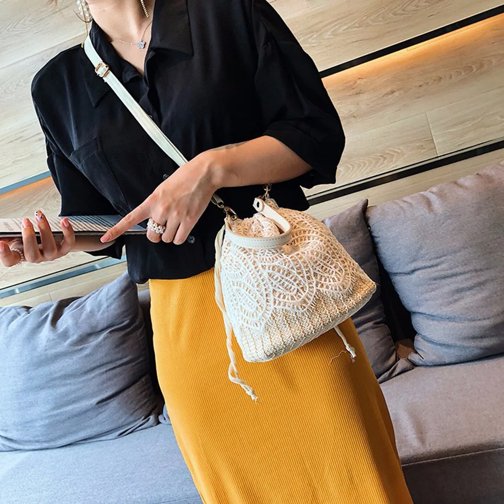 Женская сумка сумка-мессенджер из искусственной кожи пляжная с цветами простой