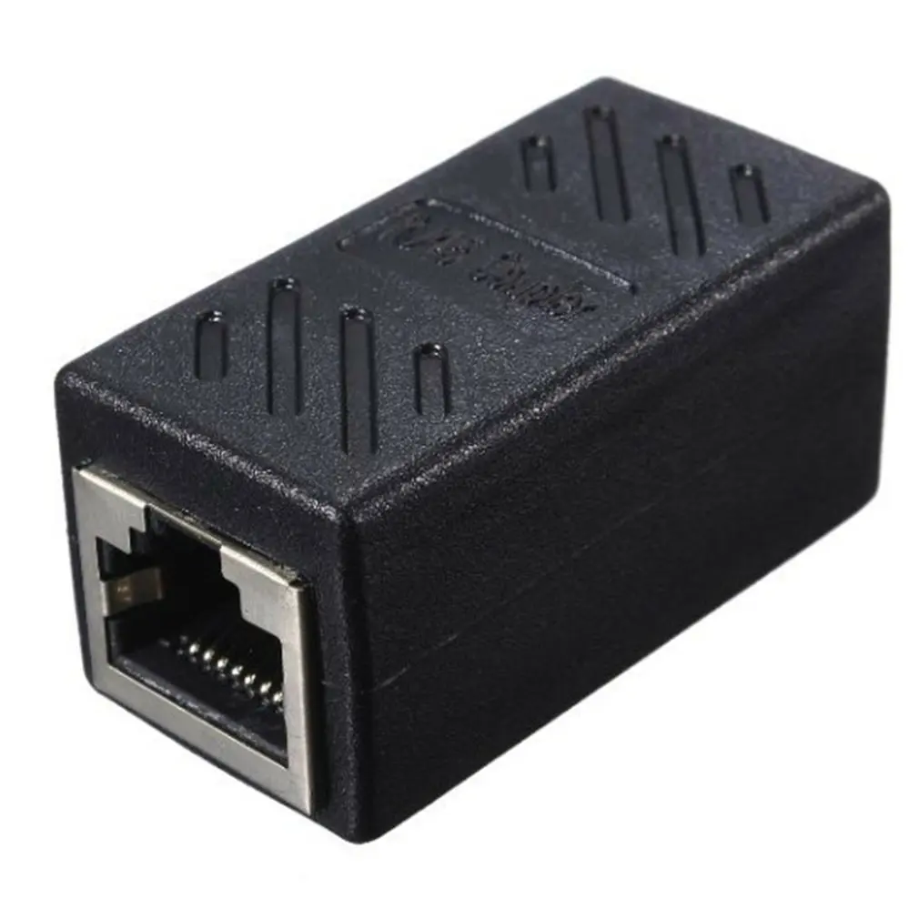 

Сетевой адаптер с двумя частотами, черный мини-адаптер RJ45 для сетевой локальной сети, принадлежности для кабеля, адаптер для подключения