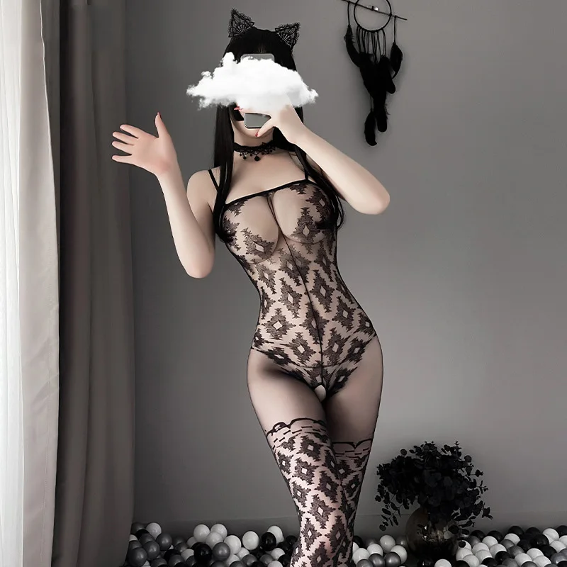 Сексуальное ретро-боди на бретельках внешняя фотография прозрачные ромбовидные