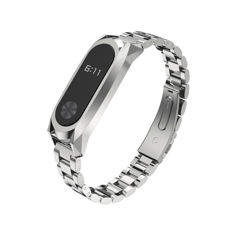 Металлический браслет mi Band 2 для Xiaomi mi Band 2 ремешок на запястье mi Band 2 умный ремешок на запястье магнитный браслет mi Band 2 - Цвет: GT Silver